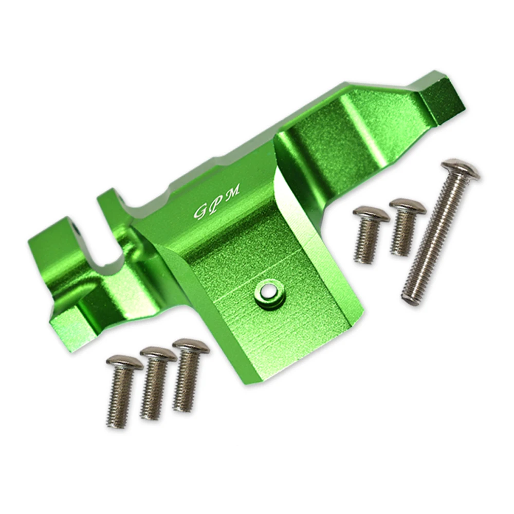 Soporte de Motor de aluminio y Metal GPM, cubierta de engranaje inferior, placa de deslizamiento 8238 para Traxxas 1/10 TRX4 DEFENDER Bronco TRX6 G63 coche trepador de control remoto