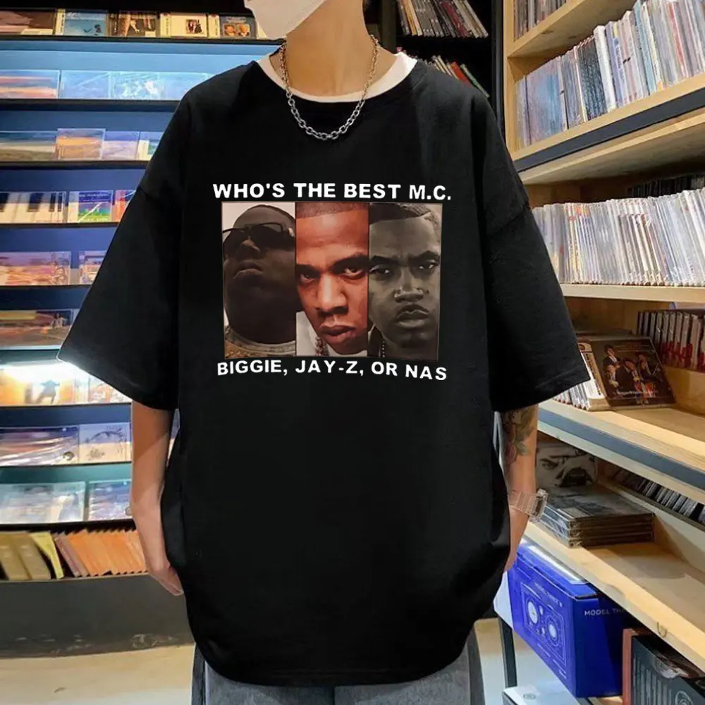 

Rapper JAY-Z Print T Shirts Men Women Hip Hop Vintage Oversized T-shirts Summer Trend Fashion Short Sleeve T-shirt Streetwear