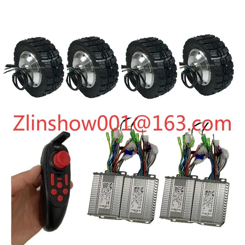 Four Wheel Drive Electric Vehicle Modification Remote Control 8 Inch Dc Low Speed Large Torque