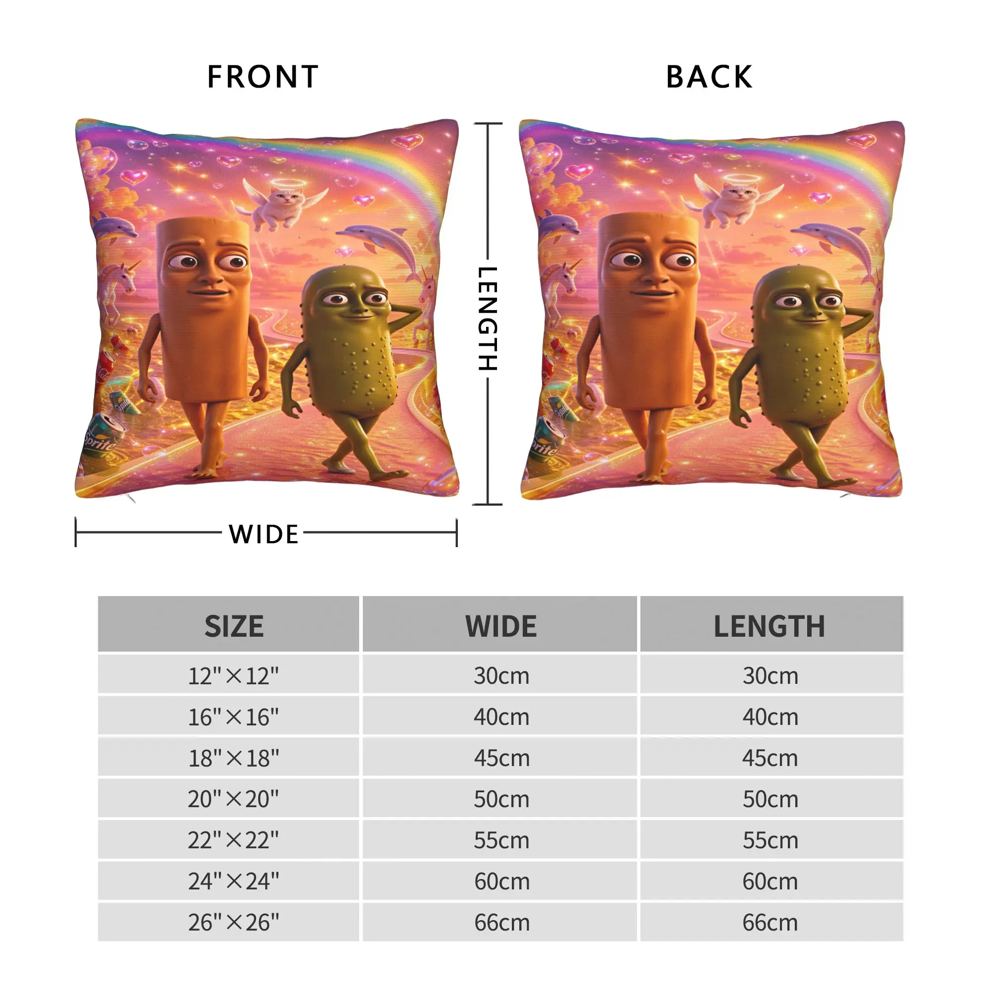 Tung And Pickle Dreamland Pillow Case  Custom Pillow Cover For Living Room Chair Novelty Pillowcases