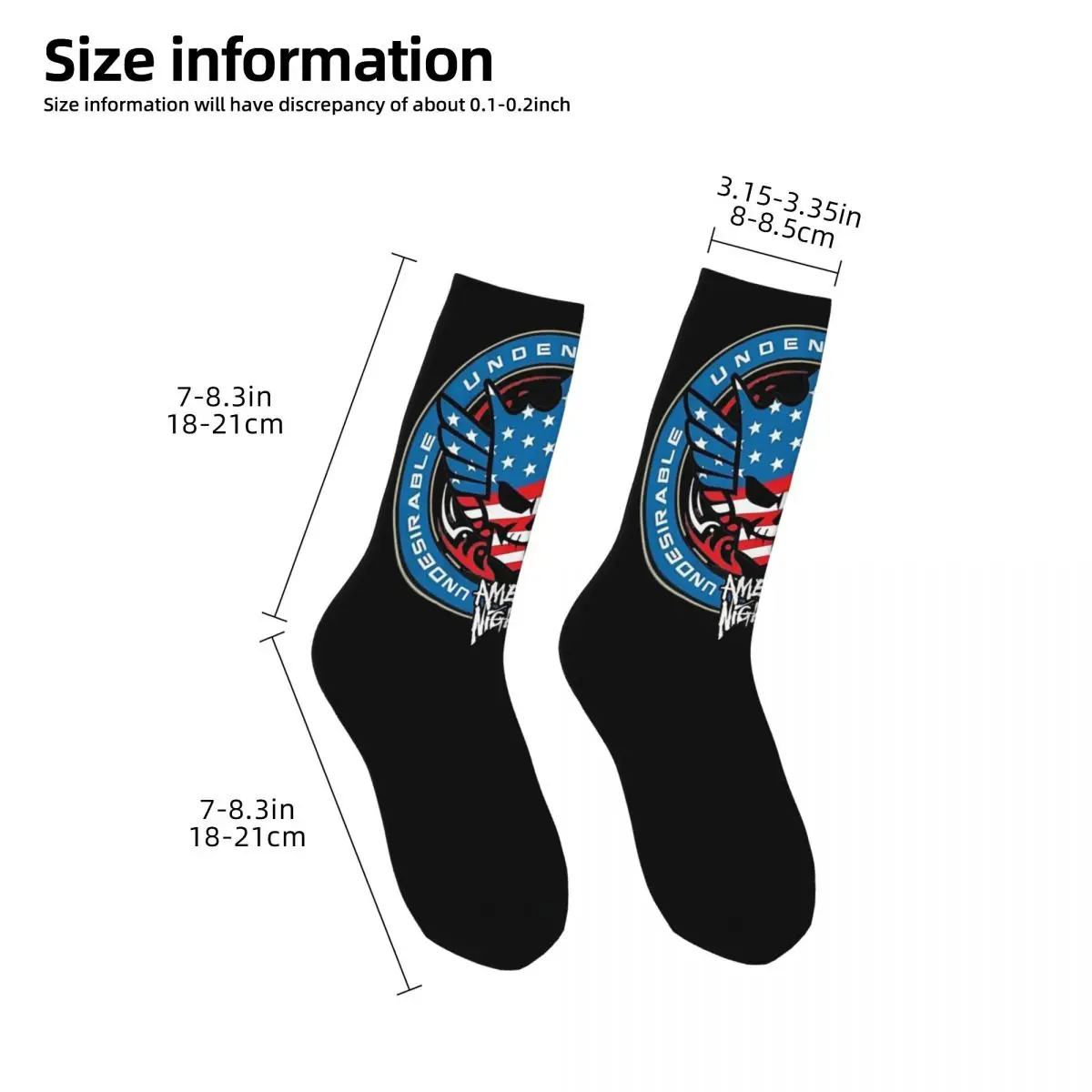 Autumn Winter Crazy Design Women Men Cody Rhodes Wrestling Socks Sweat Absorbing Basketball Socks