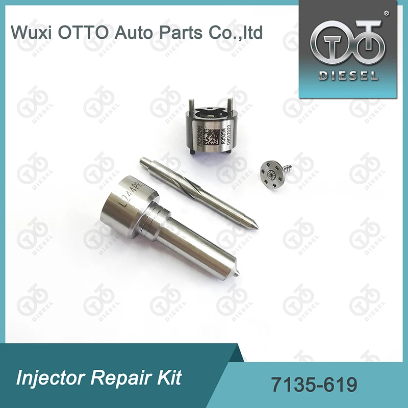 Repair Kits 7135-619 For Injector SSANGYONG R04501D , Nozzle L244PRD and Valve 28239295