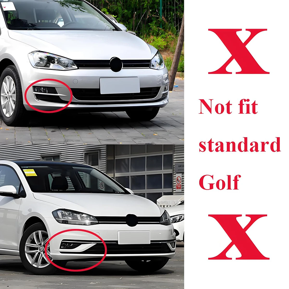 ماكستون نمط الجبهة حافة مصد السيارة لشركة فولكس فاجن جولف 7 7.5 GTI GTD 2013-2020 المصد الأمامي الفاصل الشفاه الناشر المفسد جسم السيارة ضبط عدة