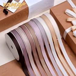 YAMA Wholesale Grosgrain Ribbon 6 9  mm 100 yards/lot Dark Brown for Diy Dress Accessory House Wedding Decoration Bows Ribbon
