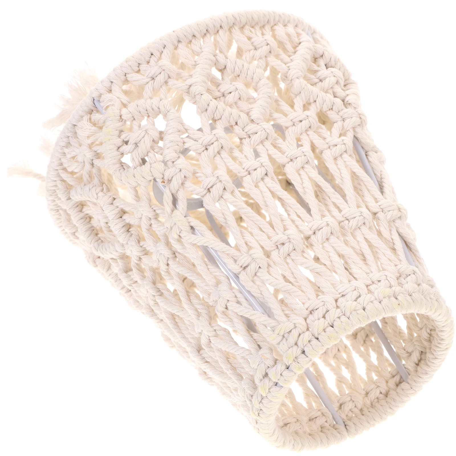 

Bohemian Lamp Shade Small Cotton Rope Weaving Replacement Lampshade Table Desk Lamp Cover Creative Light Shade for Bedroom