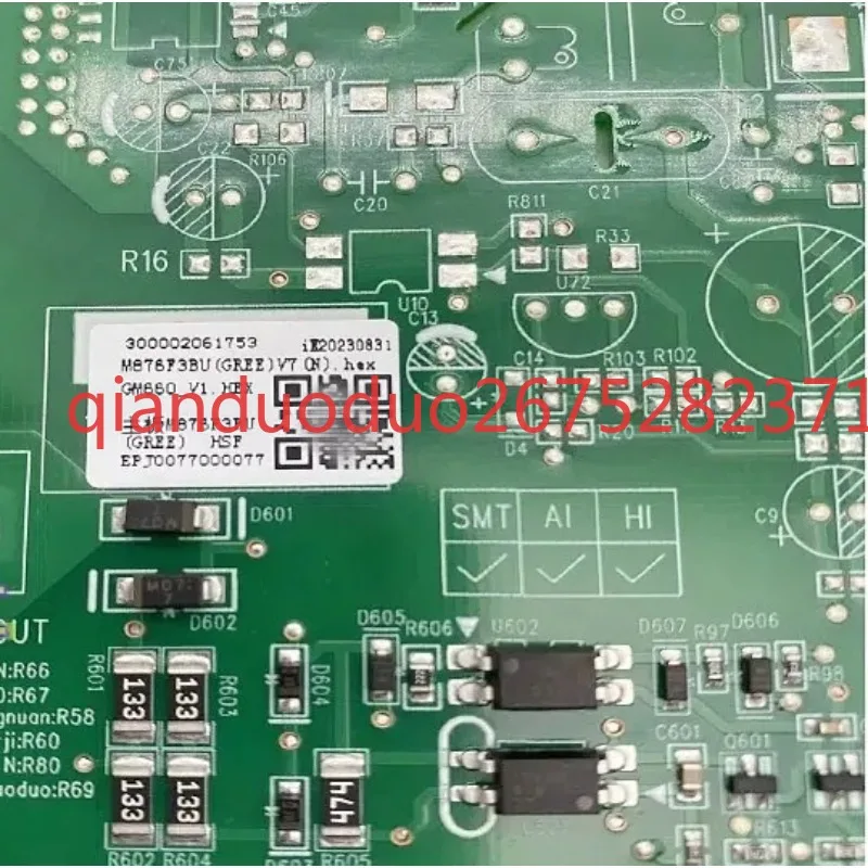 

Подходит для запчастей кондиционеров Gree: основная плата 300002061753, 300002060389, 300002060381.