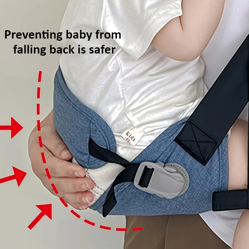 Kids Waist Stool with Waist Protection Baby Strap Holding Adjustable Baby Carrier Front Holding Type Big Baby Holding Holding