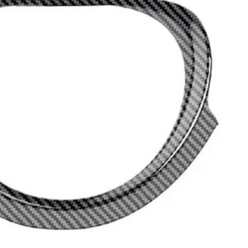 Car Steering Wheel Button Frame Cover Trim Carbon Fiber For Honda For HRV For VEZEL 2021-2024 RHD Car Interior Accessories