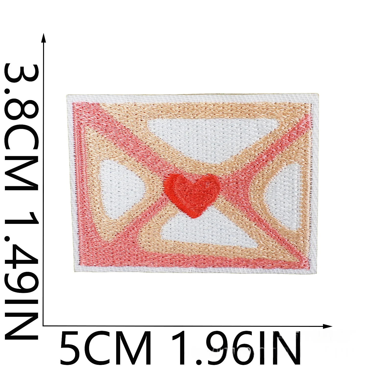 1PCS/SET Hairpin Cupid Patch Embroidery Sewing Accessories Valentine's Day Bag Decoration Kiss  Iron on Transfers for Clothing