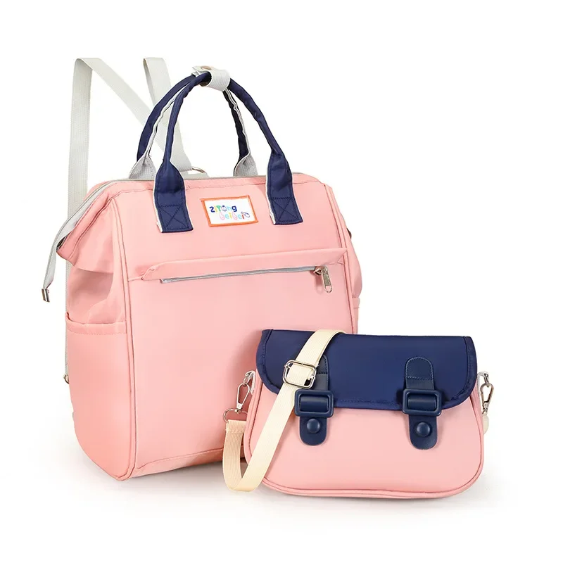 Fashion Diaper Bag for Newborn Baby Waterproof Light Weight Protable Mommy Diaper Backpack for Quick Outing Nappy Changing Bag