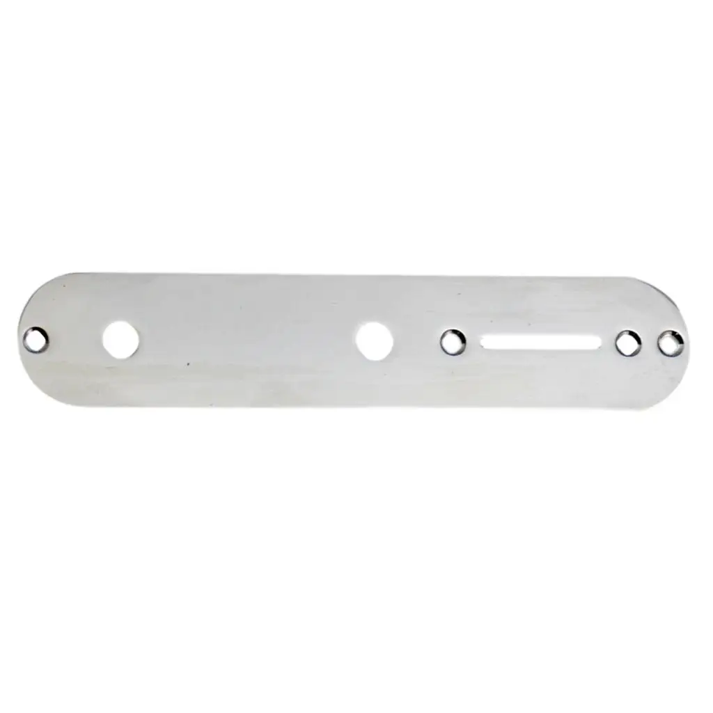 2-6pack Metal Guitar Control Plate for Guitar Replacement Parts Silver