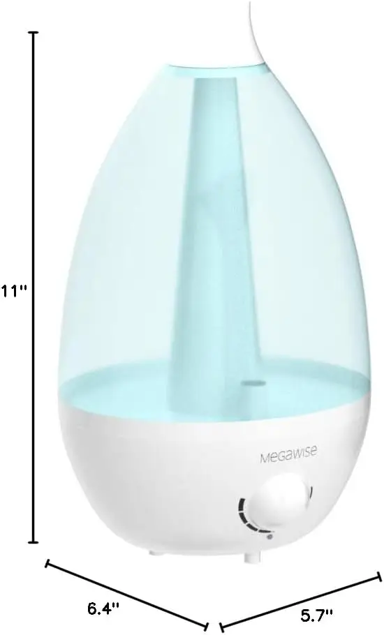 Ultrasonic Cool Mist Humidifier SK7620-1.5L Capacity, Whisper-Quiet Operation, Adjustable Mist Output