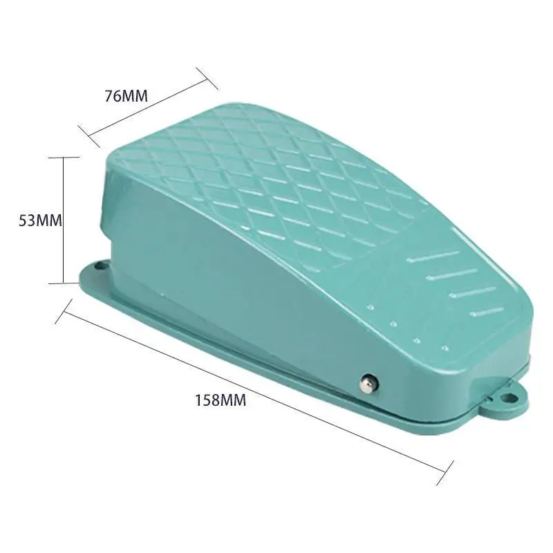 10A 250V Pedal Power Controller TFS-3 Foot Switch With Cable normally open normally closed 1NO 1NC Self-reset