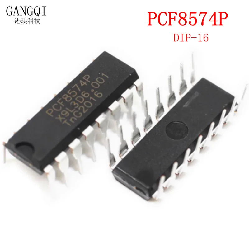 5PCS PCF8574P PCF8574 DIP 8574P DIP-16 NEW IC In Stock