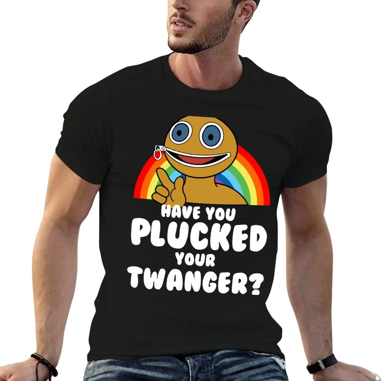 

Zippy - Have you Plucked your Twanger T-Shirt cotton t shirt man man t shirt cotton funny t shirts cotton T-Shirt