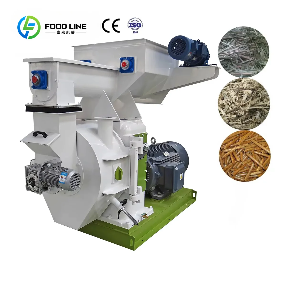 Customized Rice Husk Pellet Making Machine 5Ton Per Hour Alfalfa Grass Rice Straw Wood Sawdust Pellet Machine