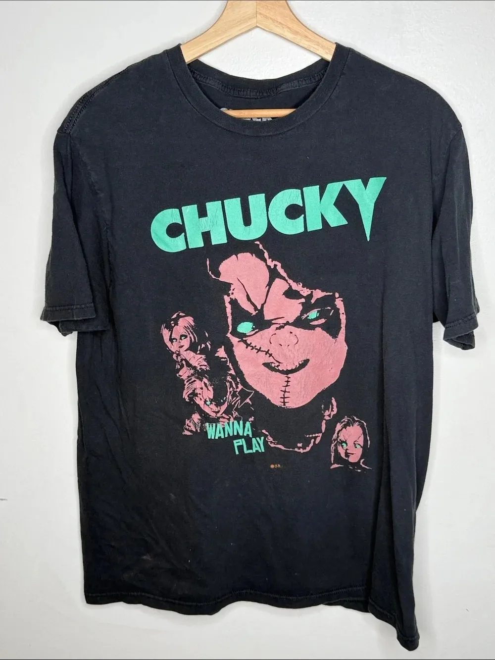 Child's Play Chucky Es ist Zeit zu spielen Horrorfilm Grafik T-Shirt Baumwolle Herren Damen Streetwear T-Shirt – Detail 2