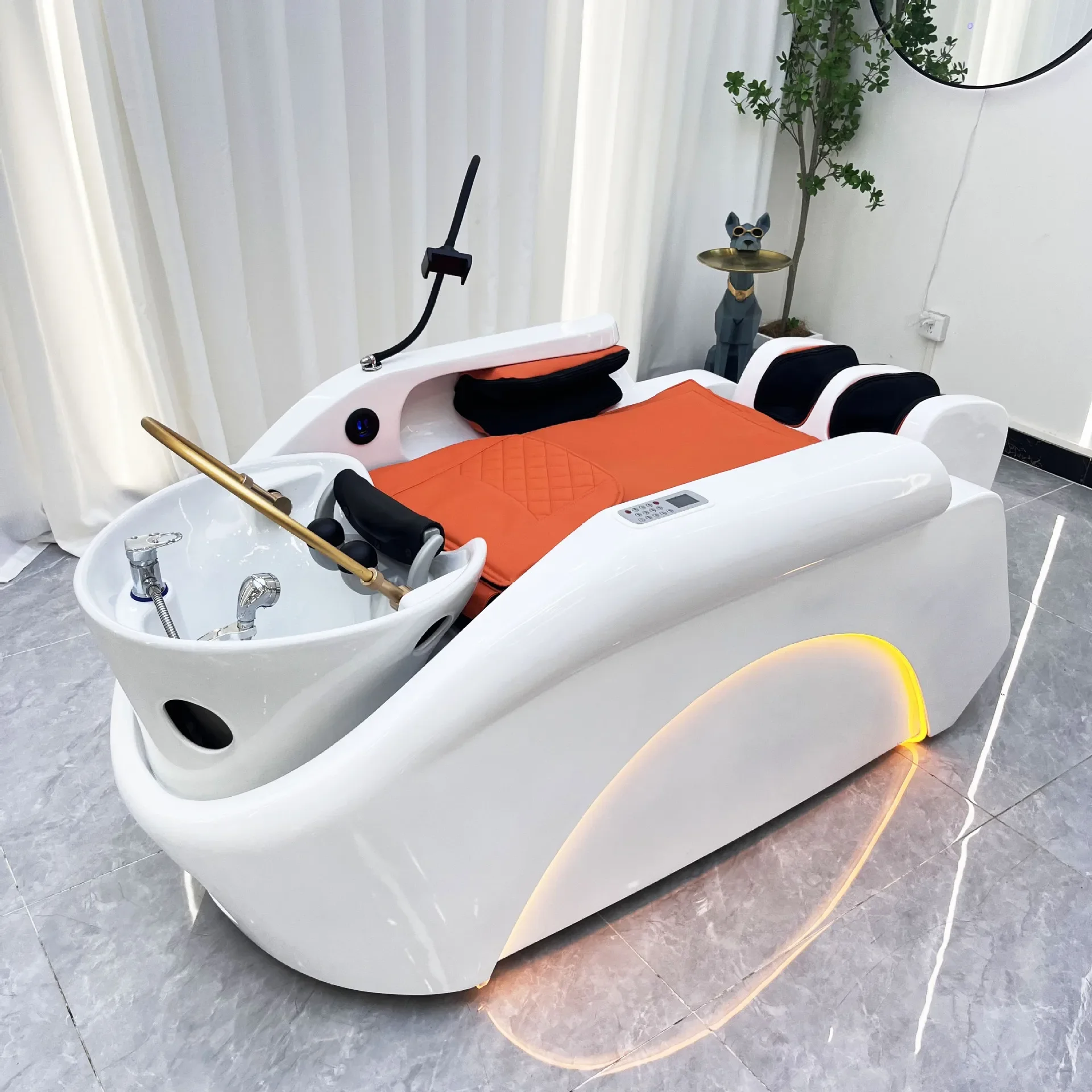 CX automatic intelligent electric, shampoo bed beauty salon head treatment bed fumigation water circulation