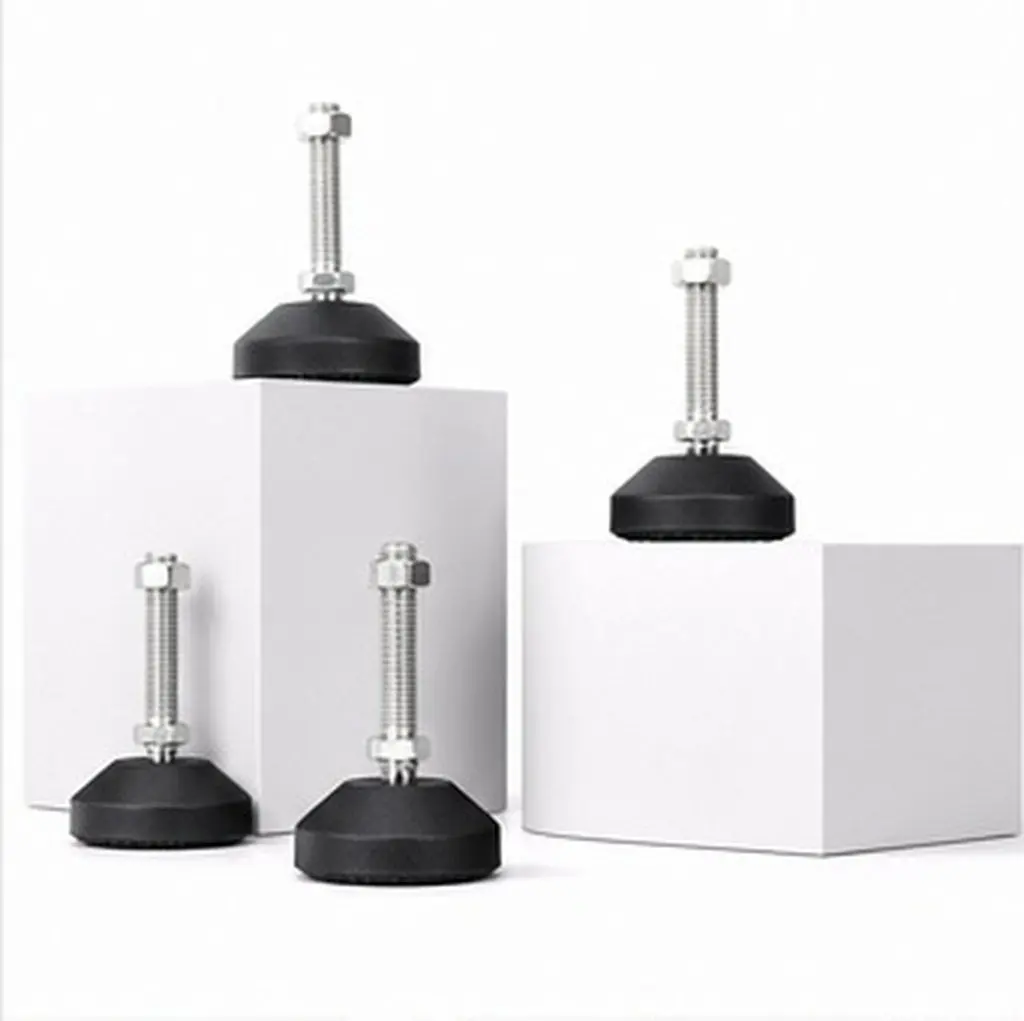 4Pcs Anti-Slip Bearing Cup Furniture Height Adjustable Mechanical Feet for Shelves Assembly Line Production