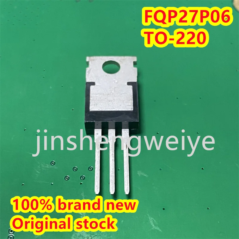 1~20PCS FQP27P06 In-Line Triode TO-220 60V 27A Field Effect Tube 27P06 100% Brand New & Original In Stock