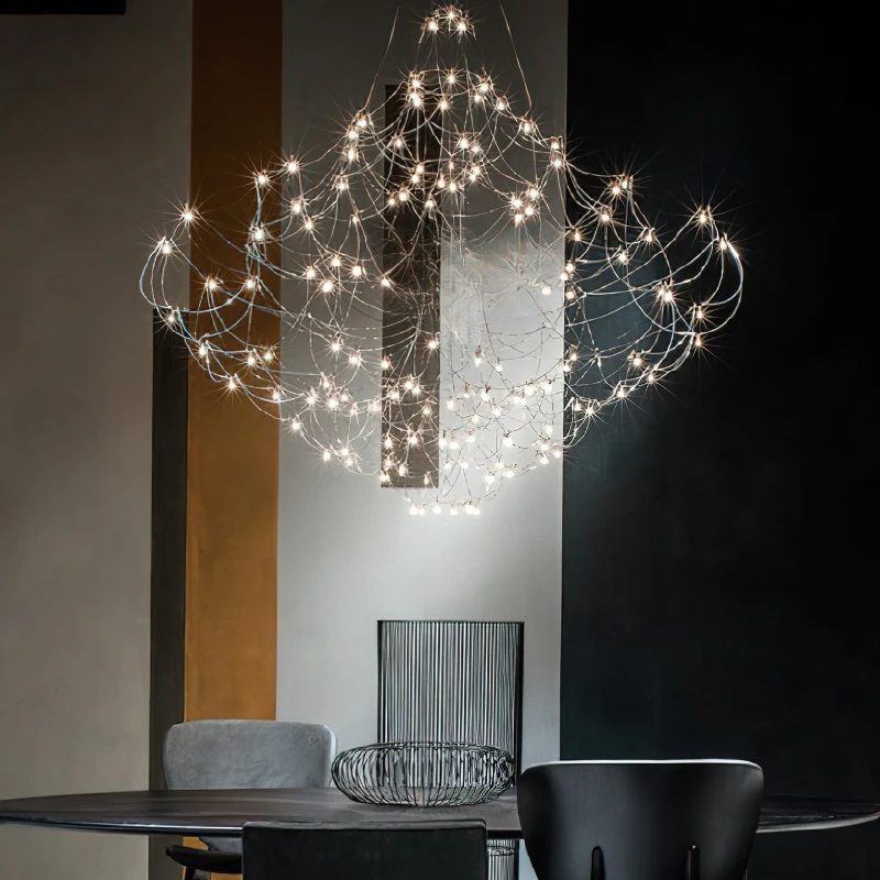 Firefly chandelier hotel villa lobby post-modern atmosphere living room dining room light luxury designer gypsy lamps