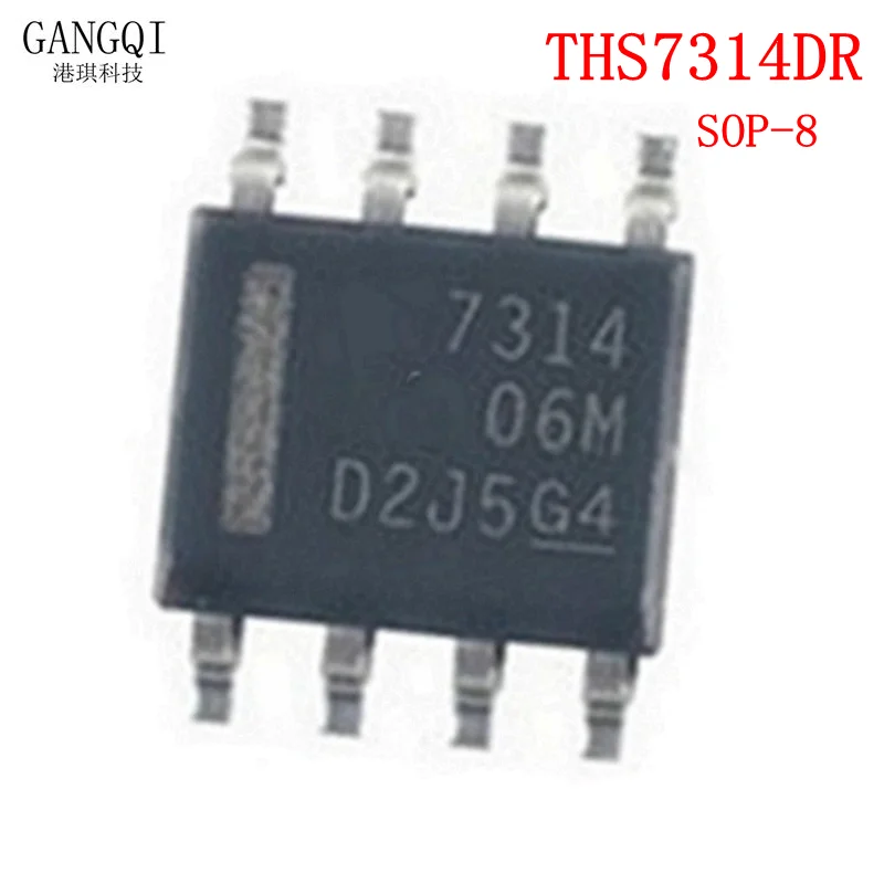 10PCS/Lot THS7314DRG4 THS7314DR THS7314D THS7314 7314D 7314 SOP8 New IC In Stock