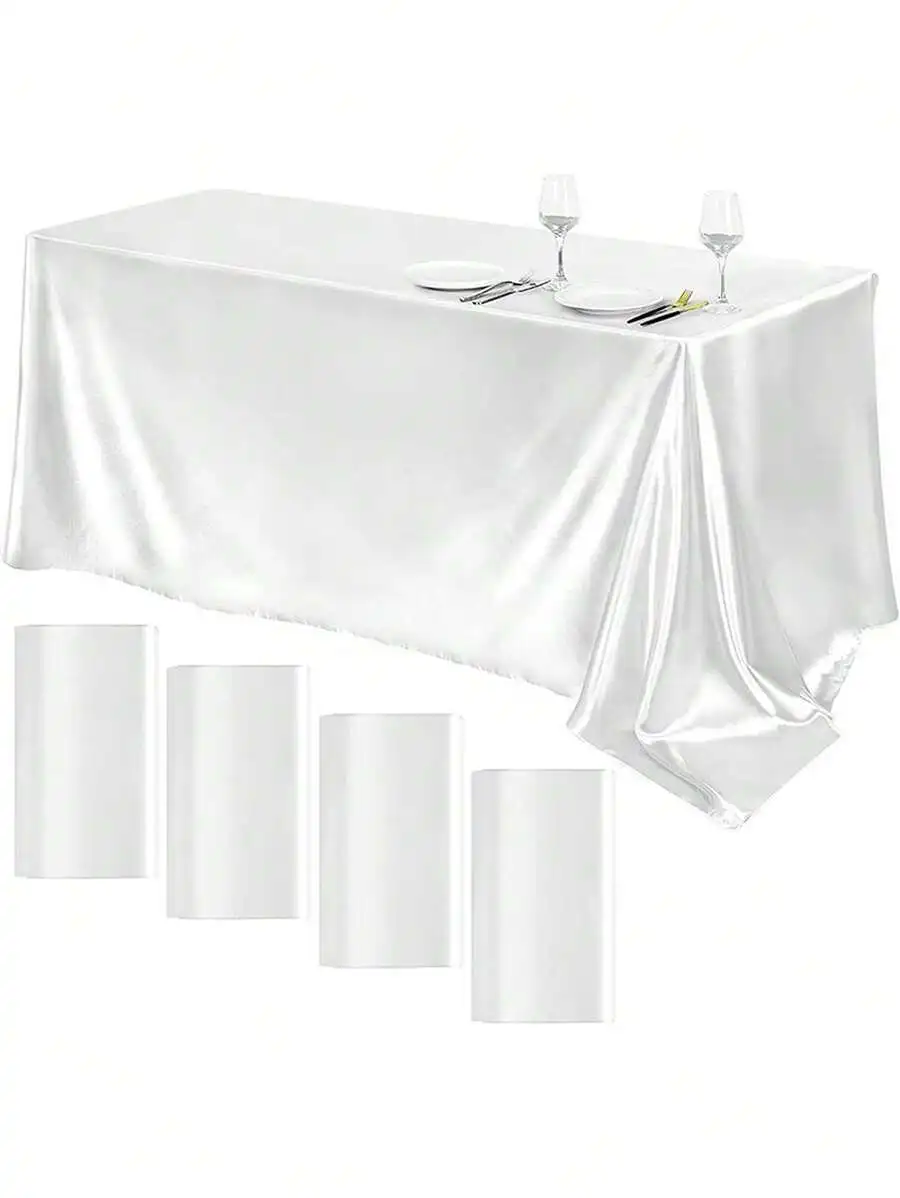 1Pc Ivory Satin-Lik…