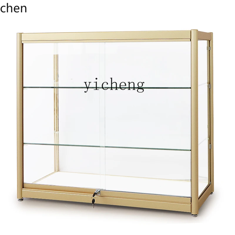 Gabinete de exhibición modelo YFY, vitrina de cristal, gabinete de tienda de cosméticos