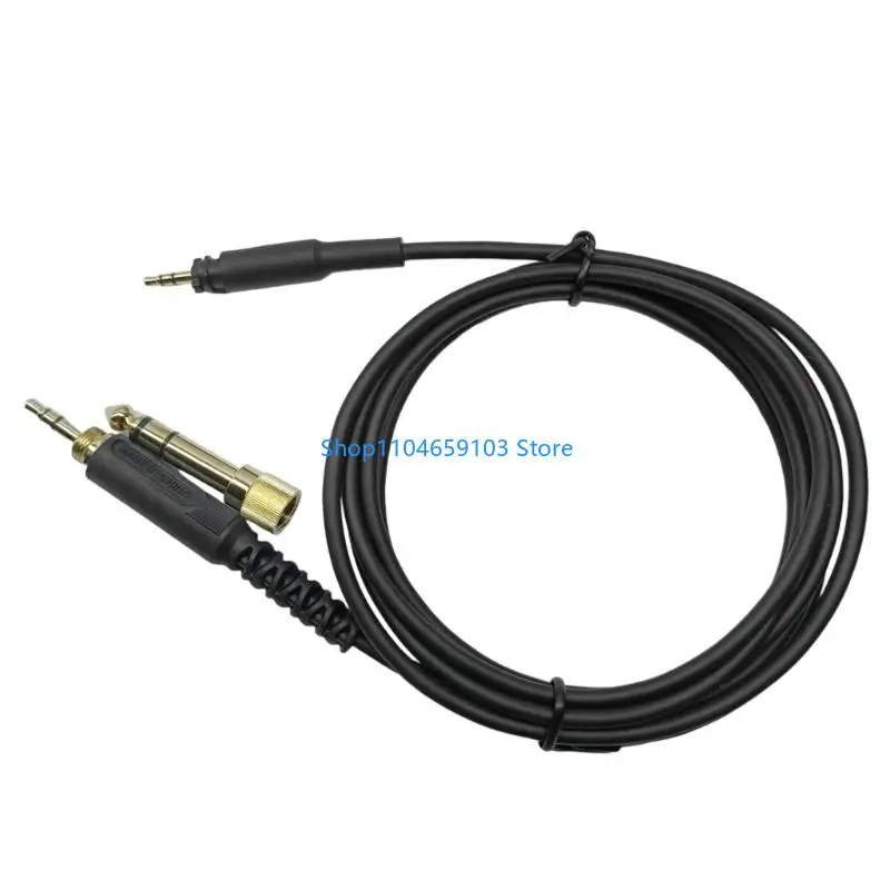 Extensão do fone ouvido som reposição 3,5 mm a 2,5 mm com conector 6,35 mm para SRH840A