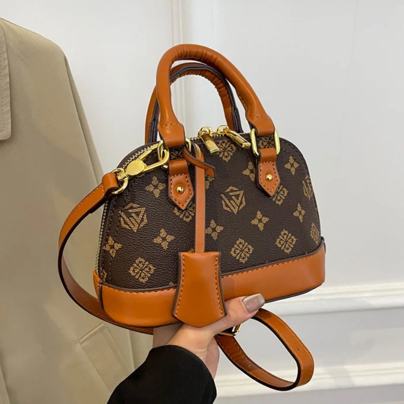 

Women's Trendy Small Shell Bag - Luxury Vibe Versatile Top-Handle & Crossbody Bag