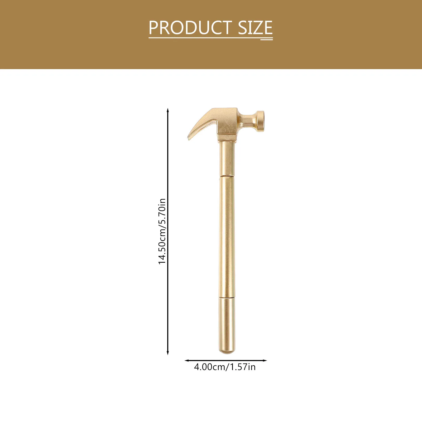 8Pcs Cartoon Hammer Pens Gel Ink Pen Plastic Lid Design Ergonomic Comfortable Hold Student Writing Gift