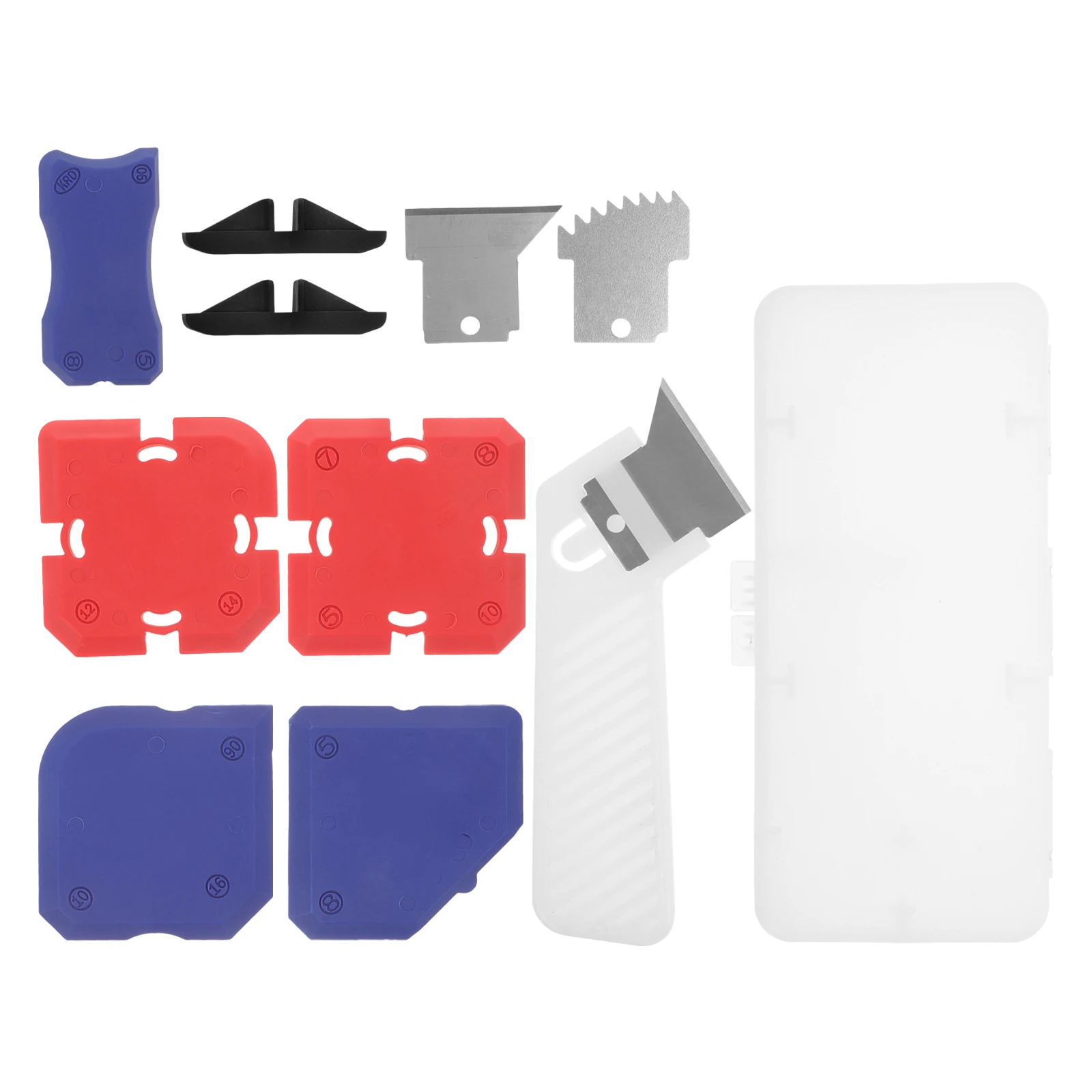 

Silicone Caulking Tool Kit Reusable Gap Filling Smoothing Professional Sealant Tools Floor Grout Scraper Spatula