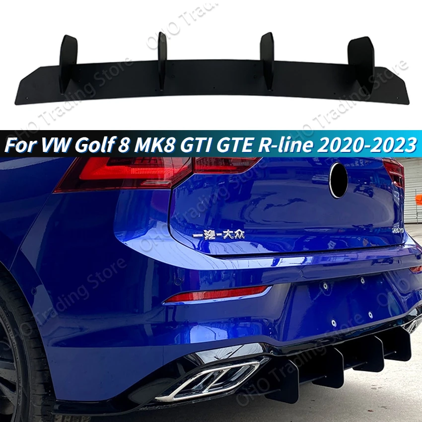 

Диффузор для заднего бампера VW Golf 8 MK8 GTI GTE R-line 2020-2023