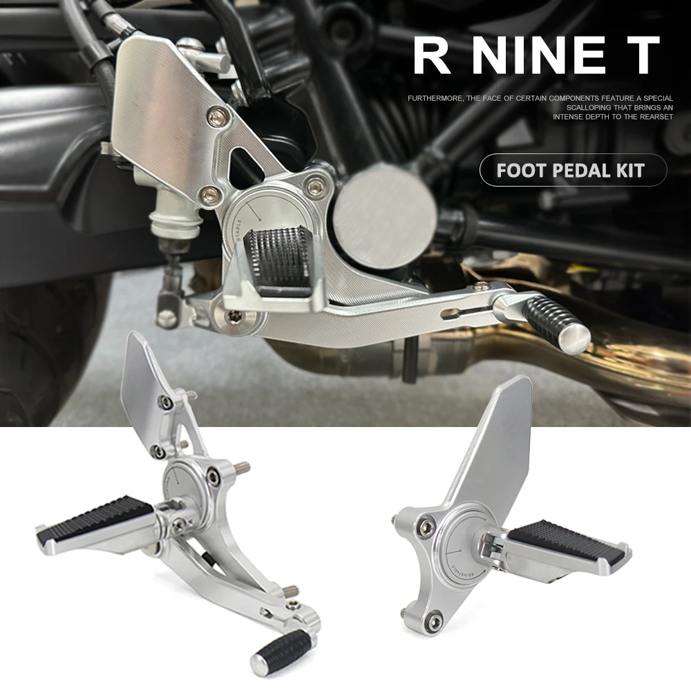 Motorcycle Rearsets For BMW R9T RNINET RnineT R NINE T NineT NINET 2021 2022 2023 Footrest Shift Lever Brake Pedal Foot Pegs Set