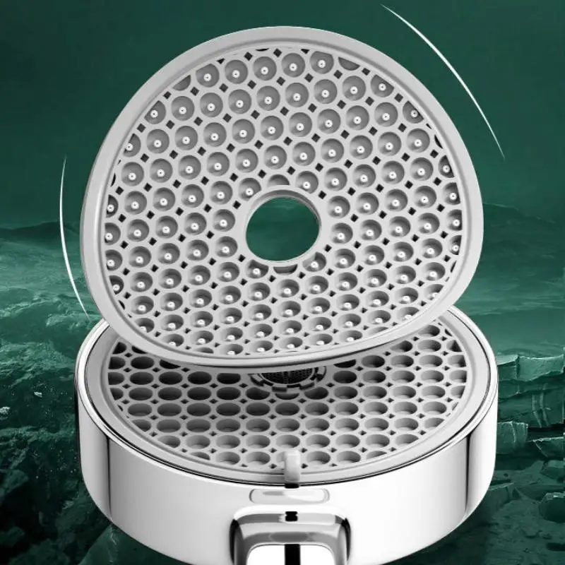 Neuer 6-stufig einstellbarer Handbrausekopf mit hohem Druck, wassersparender Duschkopf, multifunktionale Düse, Badezimmerzubehör – Detail 7