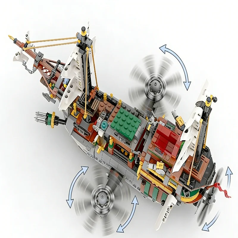 New 1513Pcs Moc Caravel Ship City Port Modular Model Diy Technology Bricks Diy Creative Ideas Toy Christmas Gift Building Blocks