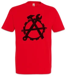 Workers Anarchy T-Shirt Socialism Communism Hammer Sickle Karl Marx Class Men TShirt