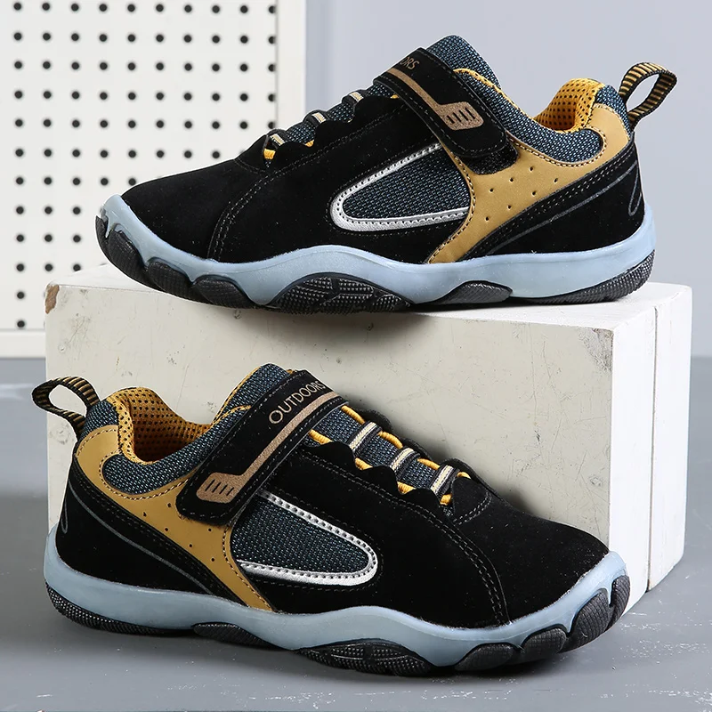 Spring Autumn Leather Children Shoes Waterproof Kids Sneakers Breathable Girls and Boys Sports Shoes Outdoor Trainers