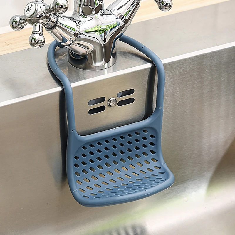 

Bendable Versatile Kitchen Sink Shelf Soap Sponge Drain Rack Storage Basket Faucet Holder Holder Sink Bathroom Accessories