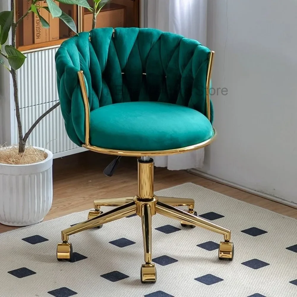 Sedie per il trucco, camere da letto domestiche, scrivanie, sedie per computer, schienali, lusso leggero, scrivanie minimaliste di fascia alta, manicure