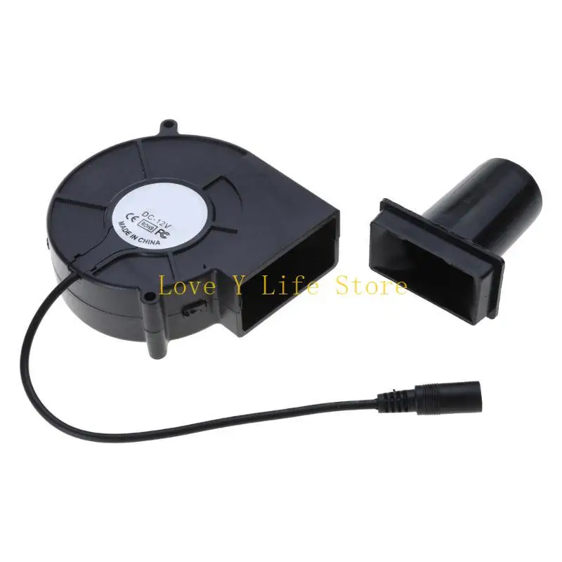 L74C 97mm x 33 mm per soffiatore 12V 20w 5,5x2,1 mm Ventola 9733 per cottura in legno per cucina avvio a fai da