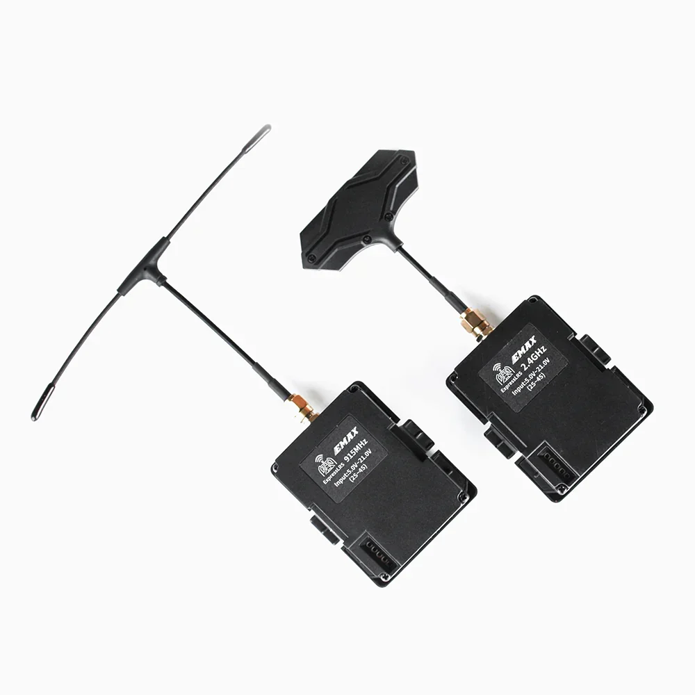 وحدة EMAX الرسمية Aeris Link ExpressLRS ELRS Micro TX 2.4G 915MHz مع شاشة OLED ومروحة تبريد لطائرة RC FPV بدون طيار