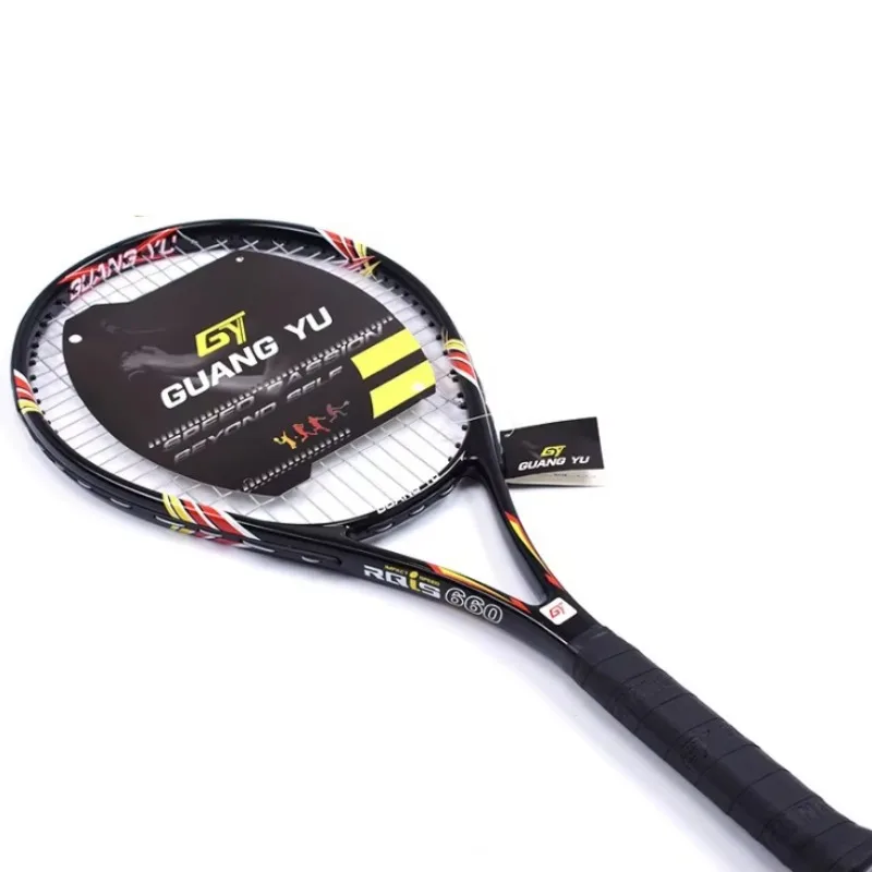 

Wholesale Customized High Quality Carbon Aluminum Integrated Training Tennis Racket Carbon Fiber Tennis Racquet