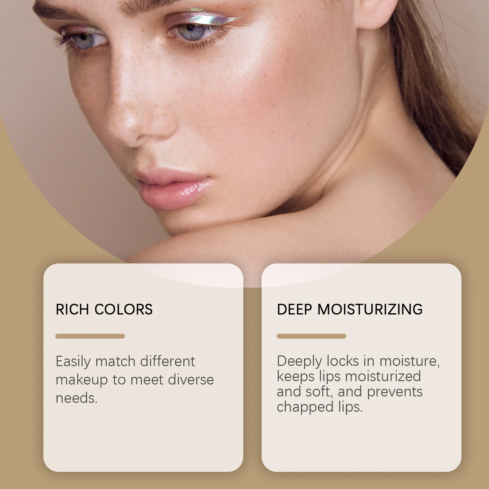 Eelhope - Juego de 4 Bálsamos Labiales en Barra, Hidratación Profunda, Larga Duración, No Pegajoso, Maquillaje Labial con Color, Envío Rápido, Kit de Regalo, 20 g