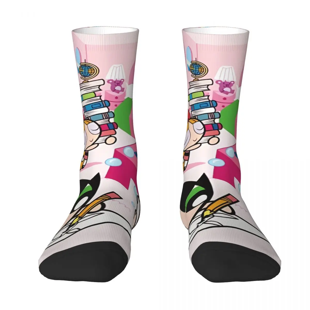 Girls Kawaii Socks Sports Cartoon Pattern Socks