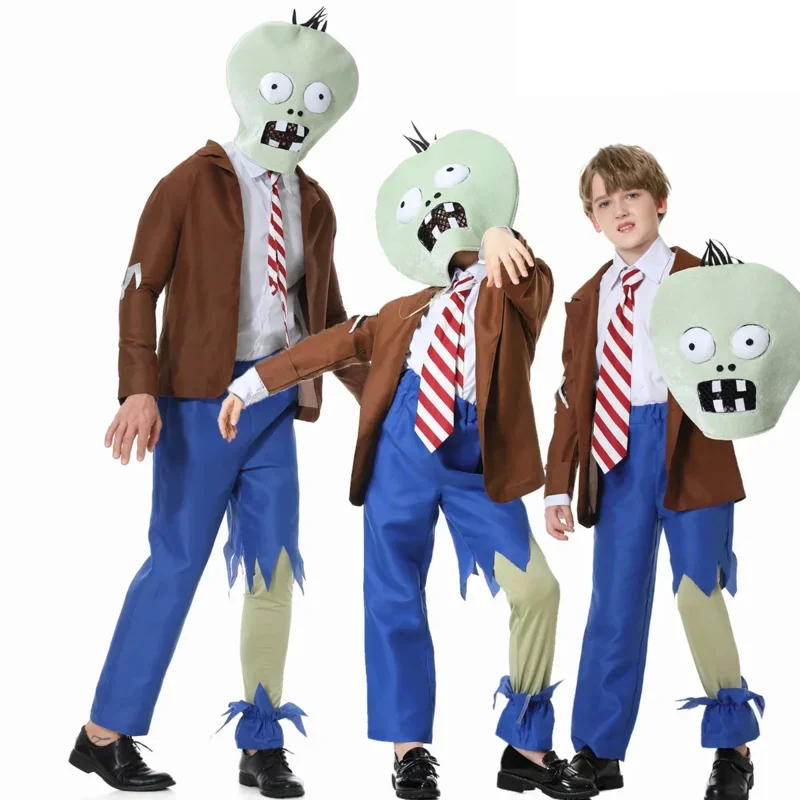 

Novelty Jumpsuit Mask Outfit Clothes Festival Carnival Dress Up Party Stage Show Adult Halloween Funny Cosplay Game Zombies