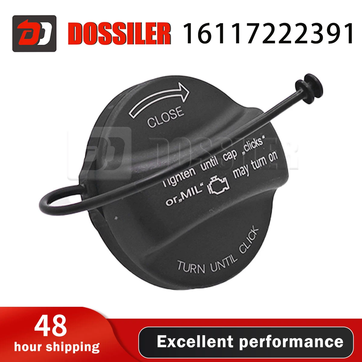 16117222391 Dossiler Fuel Oil Gas Tank Cap Filler Cover for BMW E36 E46 E82 E90 E92 E93 F30 F31 650I 750I B7 E46 528XI 535I 530I