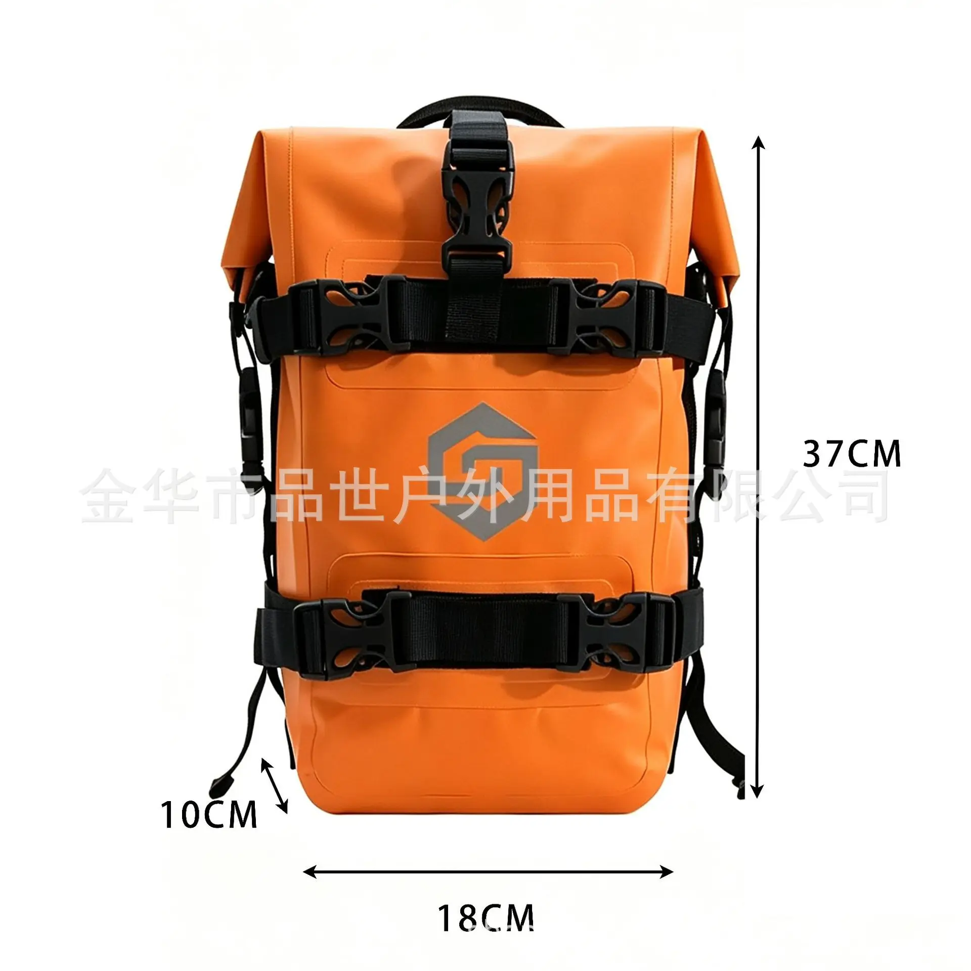 Waterproof Motorcycle Crash Bar Bag 7L Side Saddle Bag with Quick Release Straps, Reflective Logo and 500D PVC Coating for 5