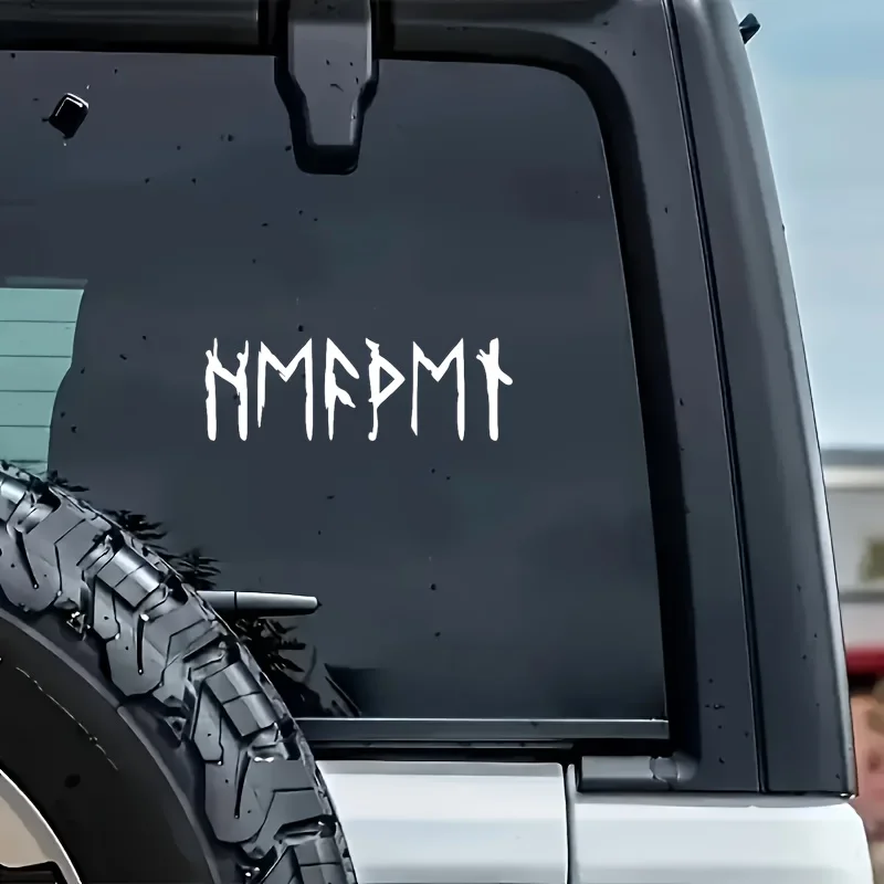 Heathen Norse Runes Vinyl Decal Car Sticker Water Bottle Laptop Fridge Glass Window Auto Styling