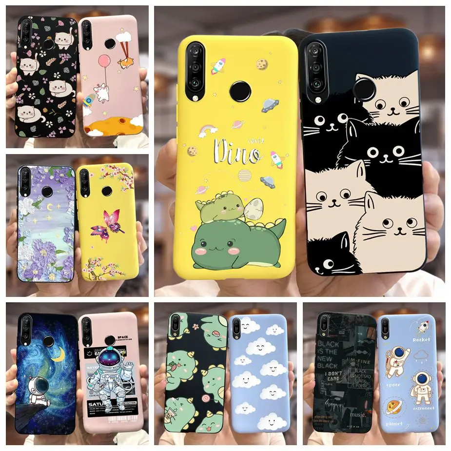 For Huawei P30 Lite Case Cute Candy Painted Cover Soft Silicone Phone Case For Huawei P30 Pro P 30 Lite P30Lite Back Cover Coque